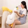 50/70cm High Quality Simulation Duck Plush Doll Yellow White Long Hair Duck Goose Plush Toy Gift For Boys And Girls
