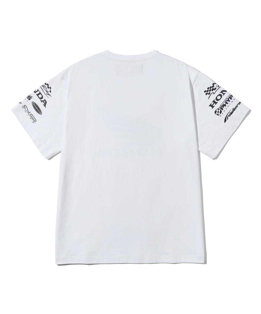 PHYPS MOTORCYCLE Wing Collect Logo Short Sleeve White