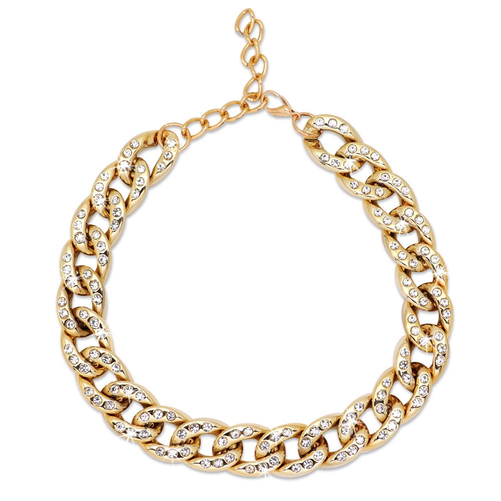 Роскошное ожерелье с кристаллами для собак, блестящие стразы, цепочка для домашних собак, ошейник для собак, ожерелье для шоу, вечеринки, маленькие средние собаки, питбуль