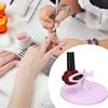 Secure Clamping Tilted Nail Polish Stand  Ideal For Home Diy Manicure Use