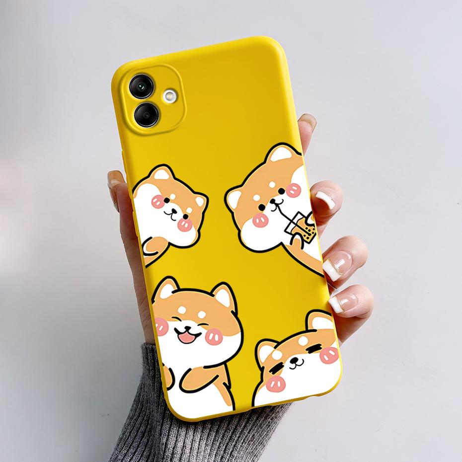 For Samsung Galaxy A04 A04E A04S Phone Case Stylish Painted Protection TPU Silicone Back Cover For Samsung A 04 E S Bumper Shell