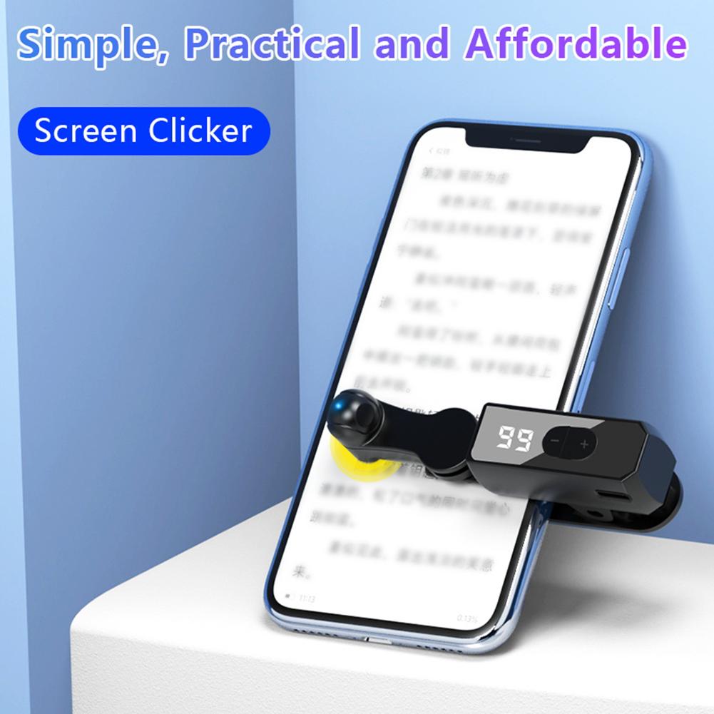 Digital Auto Screen Clicker Automatic Phone Screen Tapper Smart Phone Fast Click Simulation Finger for Game Live Broadcasts 5