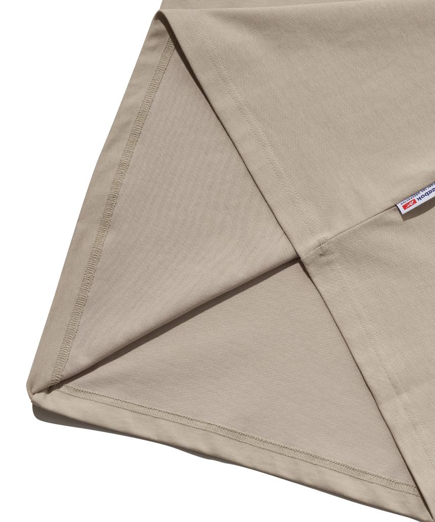 REEBOK Big Vector Slogan T-Shirt - Beige