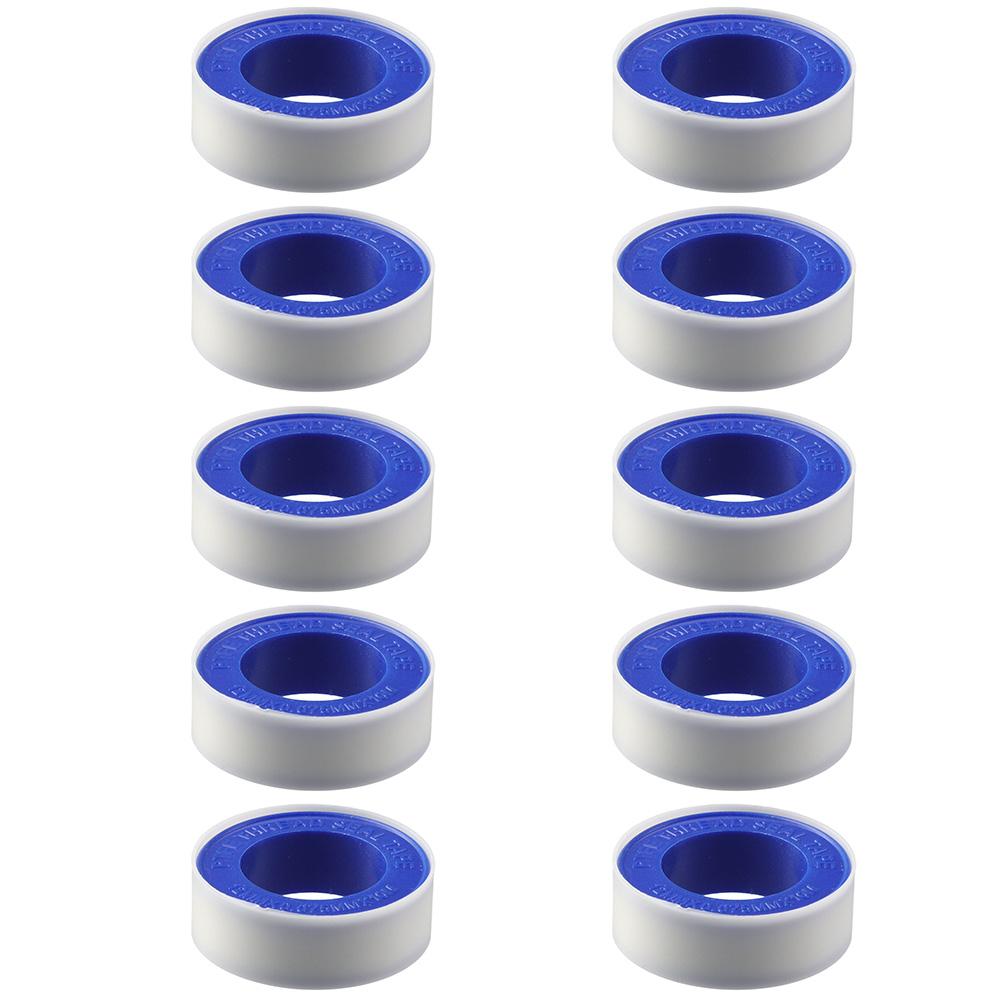 12mmx10m PTFE Tape White Sealing Tape Water Pipe Plumbing Tape