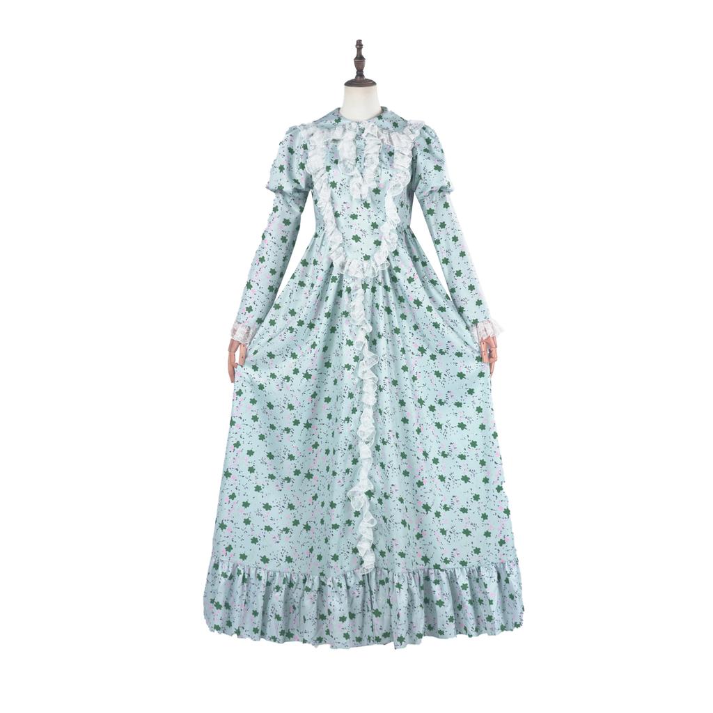 The Exorcist Regan Cosplay Costume, Pink & Green Pajamas Halloween Character Outfit