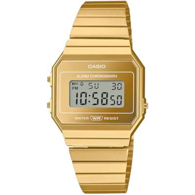 Цифровые часы CASIO Vintage Series A700WEVG-9A Мужские Женские Золотые Overseas Модель