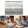 Aluminum Braille Learning Board Efficient Braille Self-Learning Tool  Adult Beginner