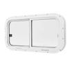 Marine Window 800x400mm Rounded Slide Bidirectional Moving Sealed Waterproof High Light Transmission for Ships Yachts