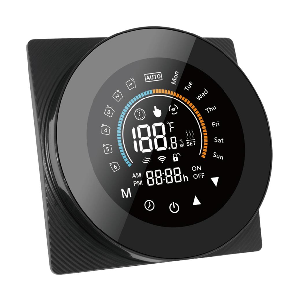 Умный термостат Tuya ZigBee для нагрева воды, цифровой регулятор температуры, большой ЖК-дисплей