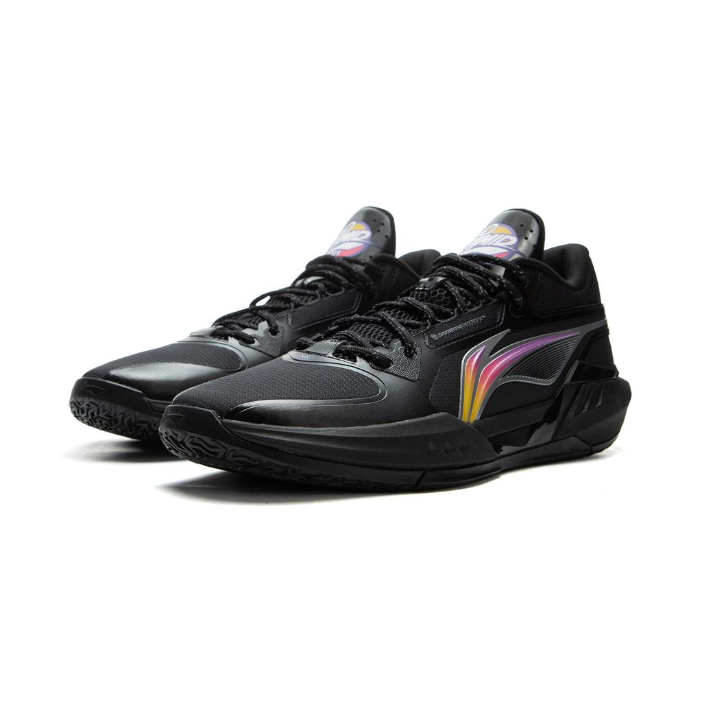 Баскетбольные кроссовки Li Ning Light Speed 3 mid Мужские Средние Черно-фиолетовые ABPV019-1