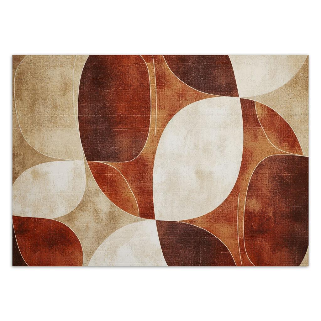Wallpaper Abstract shapes brown