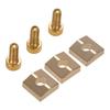 Electric Guitar Tremolo Bridge String Locks, Metal Nut Block & Clamp w/Hex Screws Tuning Stability Upgrade for Floyd Rose System