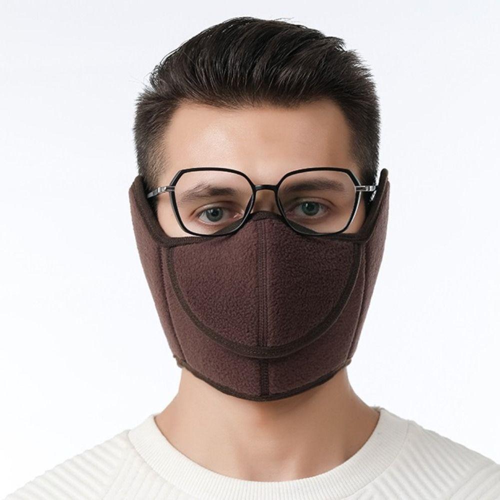 Сохраняющая тепло маска для катания Дышащая ветрозащитная маска Модная защита ушей Наушники Зима