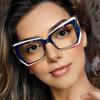 Blue Light Blocking Glasses for Men Women Large Frame Square Glasses Anti-Fatigue Computer Monitor Gaming Reading Eyewear