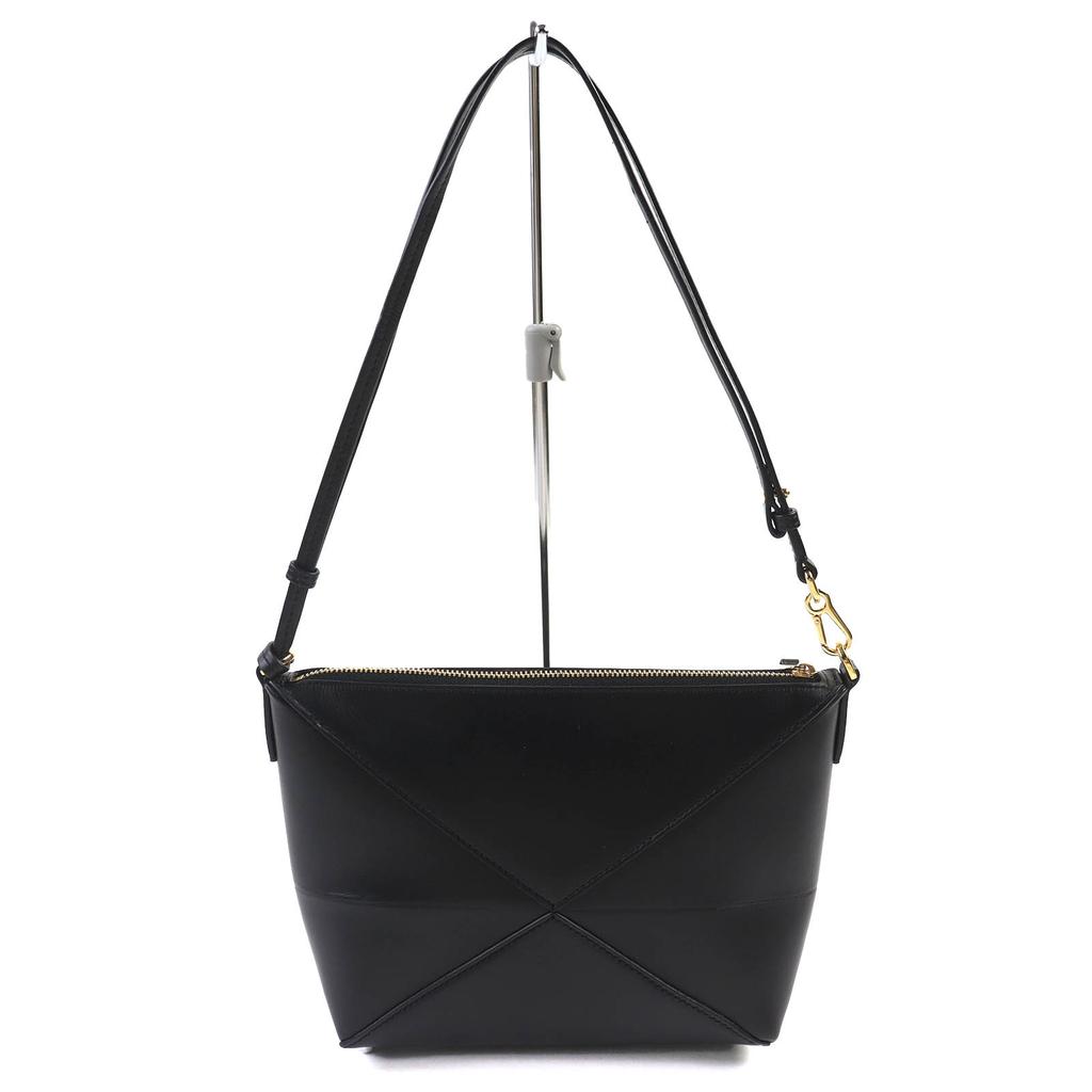 Loewe Pouch PUZZLE FOLD POUCH Puzzle Fold Pouch Shiny Nappa Calf C510PT1X01 Used