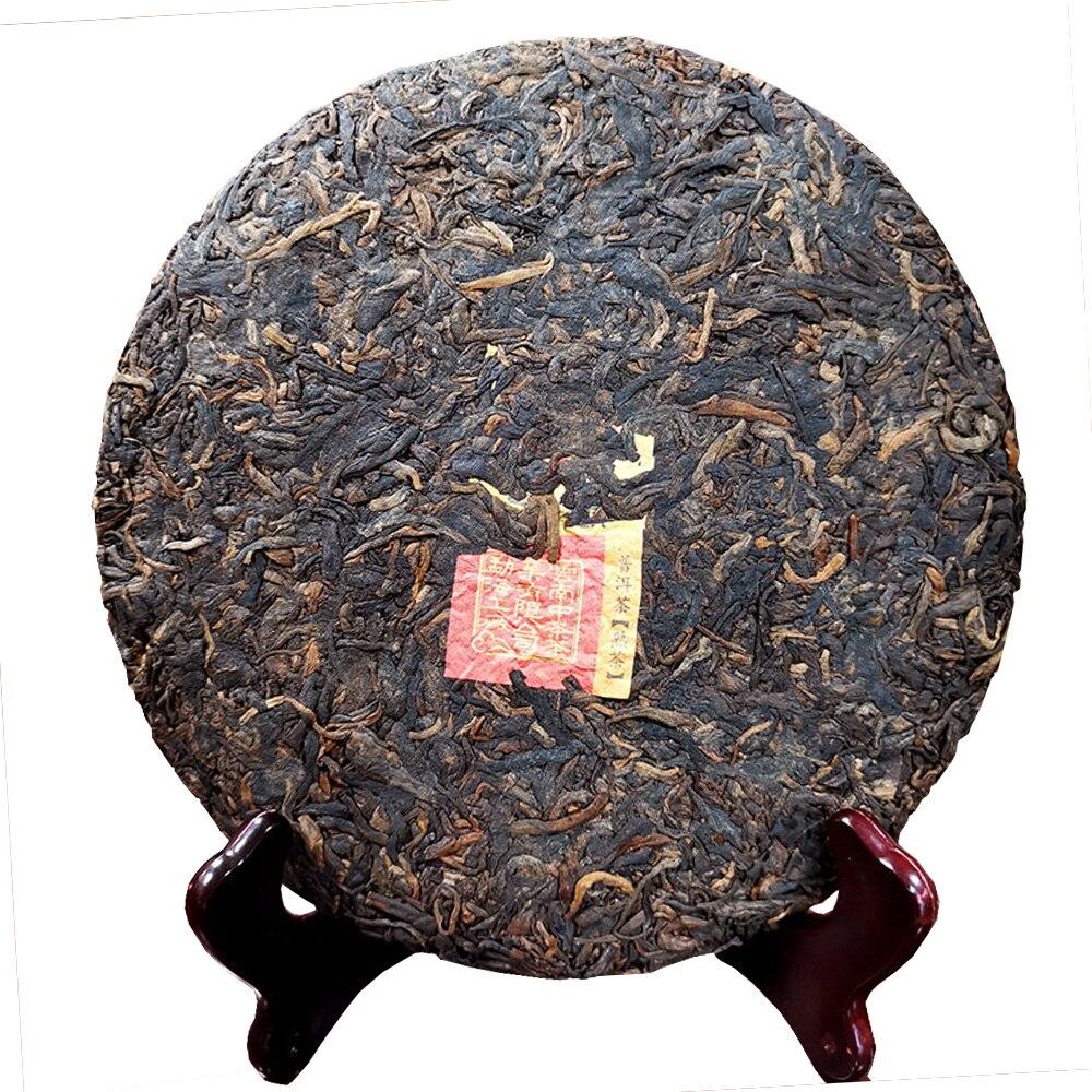 Торт Чжун Ча Спелый Пуэр 2019 Юньнань Шу Пуэр 357г