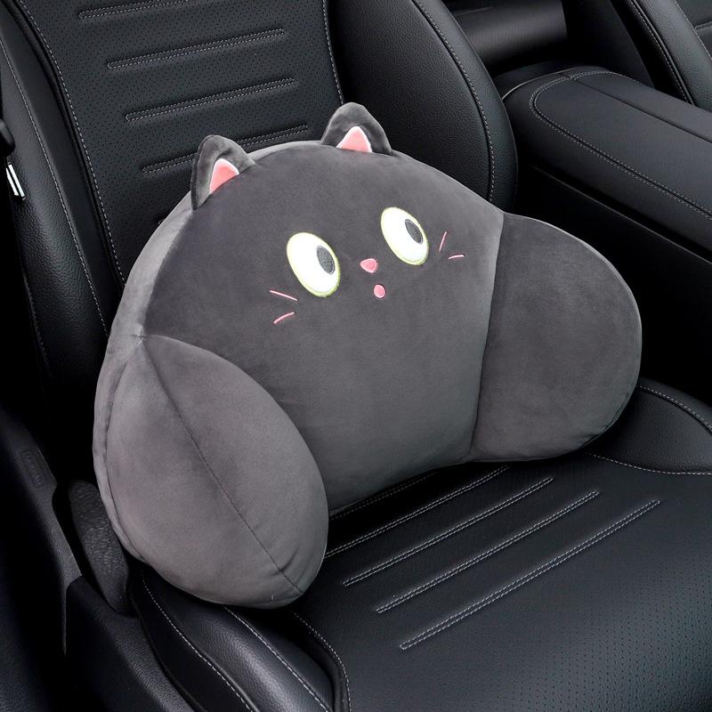 1 комплект автомобильных подголовников, подушек для шеи, милых мультяшных плюшевых подушек для талии, подушек для спины, аксессуары для самостоятельного изготовления