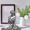 Nude Women Figurine Modern Kneeling Female Statue Model Elegant Body Sculpture Ornament Toy Home Office Desktop Aesthetic Decoration Birthday Gift