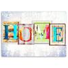 Холст, надпись HOME из блоков