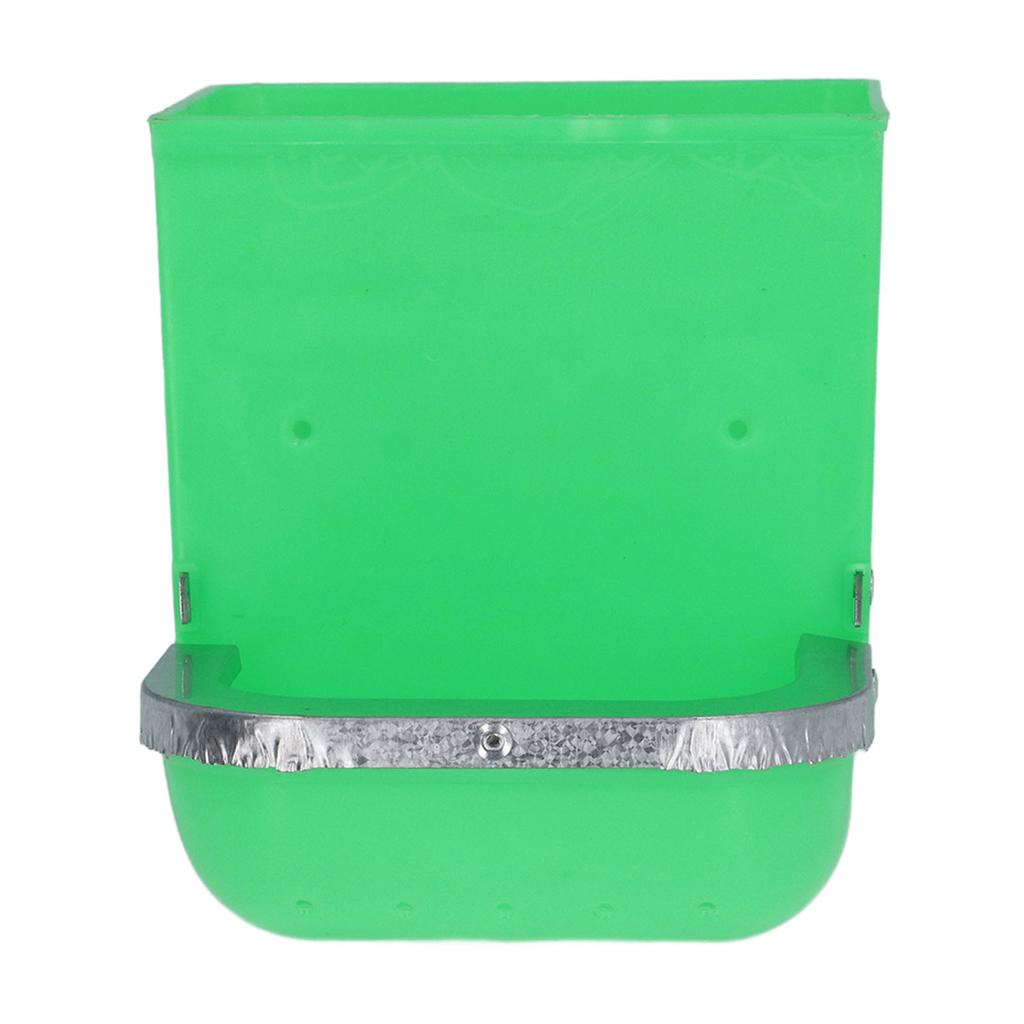 5PCS Small Animal Feeder Plastic Iron Spill Proof Large Capacity Rabbit Food Dispenser for Guinea