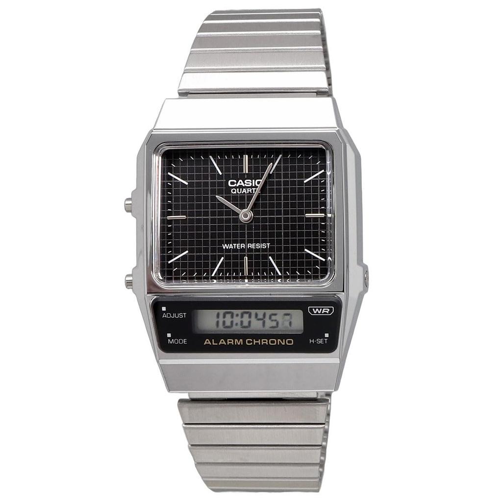 CASIO STANDARD AQ-800E-1A unisex analog-digital quartz watch black