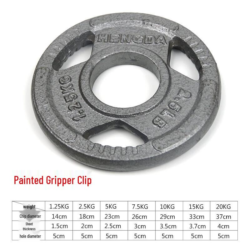 Zhui Tu Bao Coated Cast Iron Weight Plate