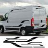 2 шт. Наклейки на кузов автомобиля для FIAT DUCATO L3 L4 (2006-на) Наклейки-полосы для автодома и кемпера, аксессуары для тюнинга авто, виниловые наклейки