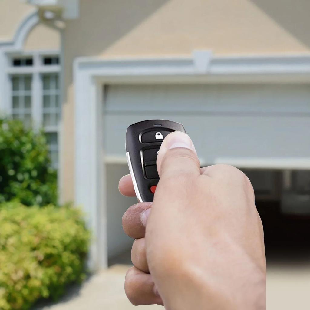 Универсальный пульт-брелок для клонирования гаражных ворот, 433 МГц пульт для гаражных ворот, совместимый с различными приводами, брелок безопасности