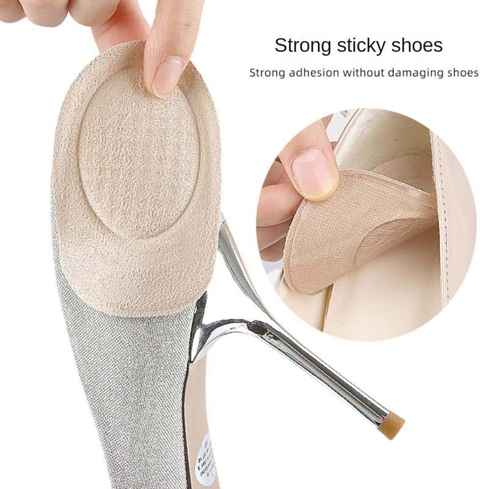 Shockproof Heel Insoles Invisible Half Cushion Heel Cushion Soles Soft Heel Pads  Unisex