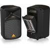 Behringer Portable PA System 8ch Ultra Light Design MP3 Wireless Compatible USB Over Function Microphone Included EPS500MP3 Black Player/ULM Port/FBQ