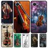 Music Violin Case For Realme C55 C53 C35 C33 C31 C30 C21Y C25s C15 C11 GT Neo 5 3T 2T 9 10 11 Pro Plus