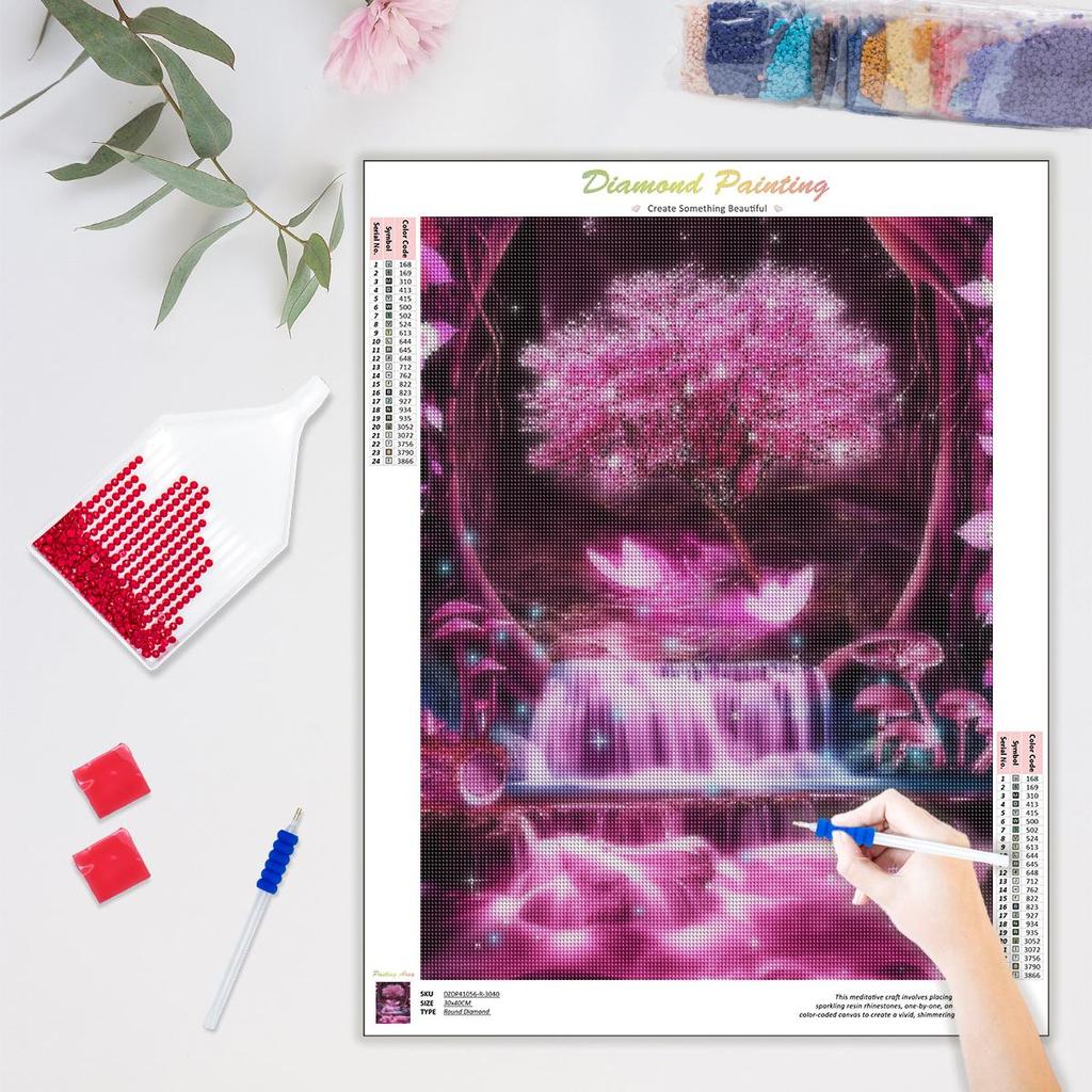 5D Diamond Painting Full Round Landscape Diy Embroidery Cross Stitch Home Decoration Diamond Art Gift 30x40cm
