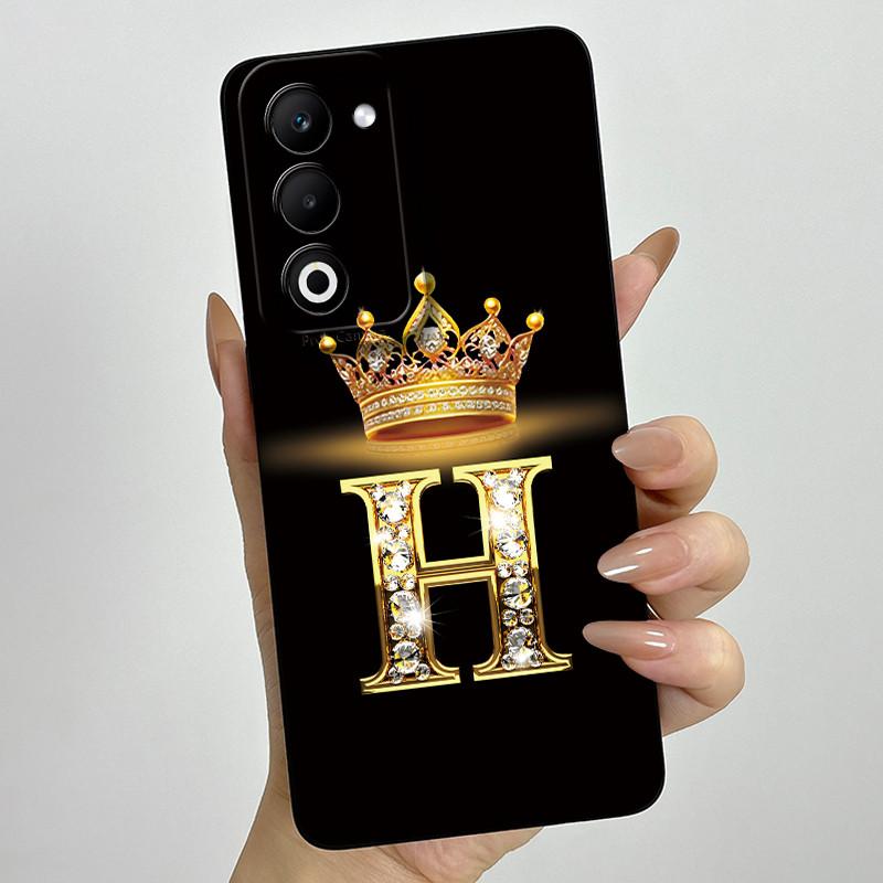 Чехол для OPPO A5 5G 2025 CPH2735 Роскошные Буквы Пара Силиконовые Мягкие Чехлы для Телефона Для OPPOA5 A 5 2025 Защита Камеры Задняя Крышка