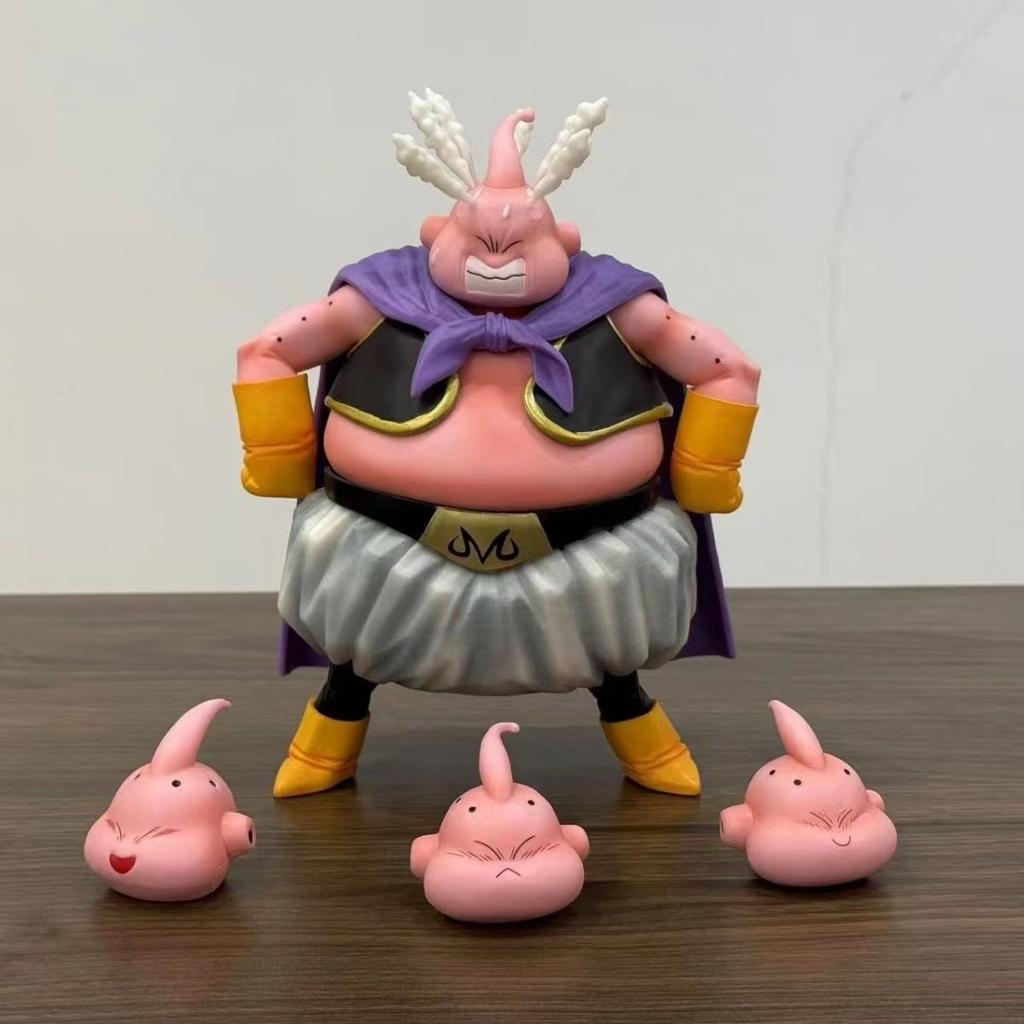 Anime Drogan Boll Z Fat Buu Figure Four Heads Replaceable Majin Buu Action Figures 20cm Pvc Statue Collection Model Toys Gifts