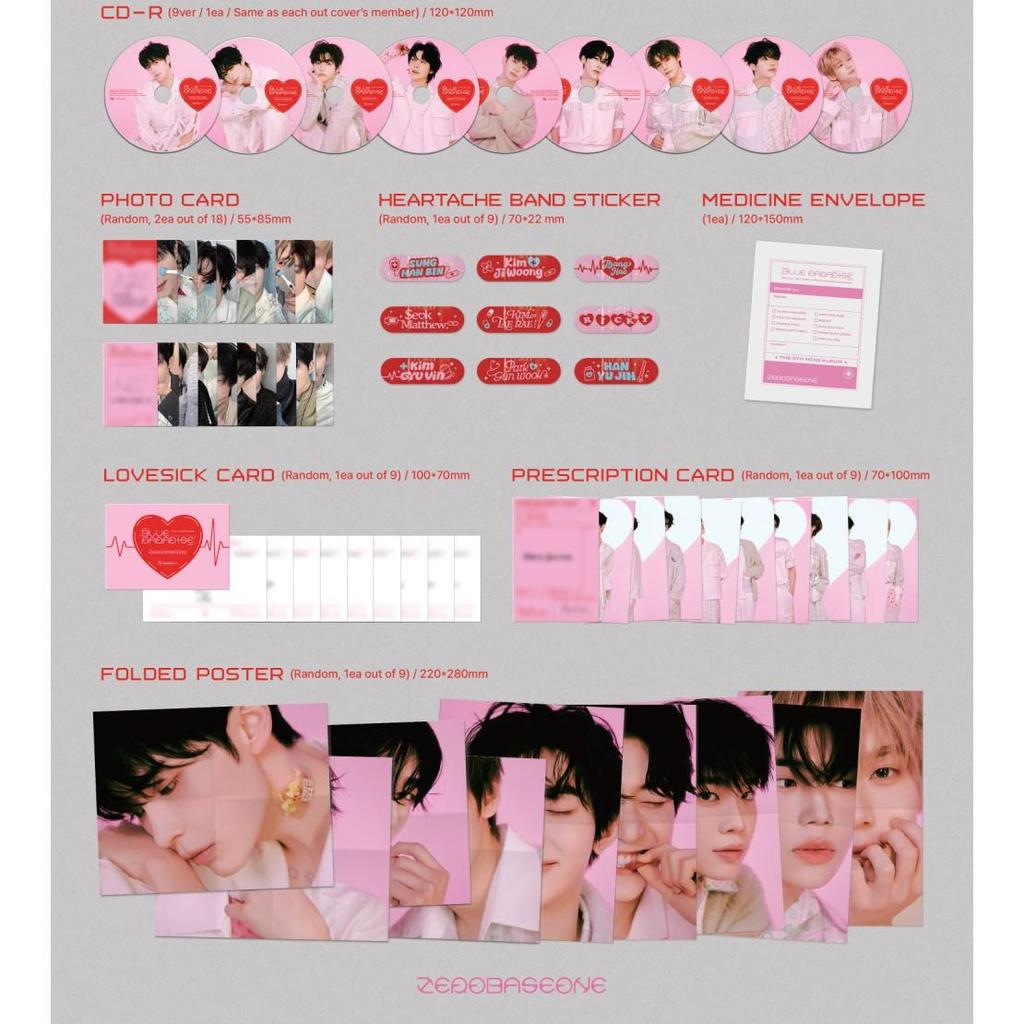ZEROBASEONE [BLUE PARADISE] 5-й мини-альбом DIGIPACK