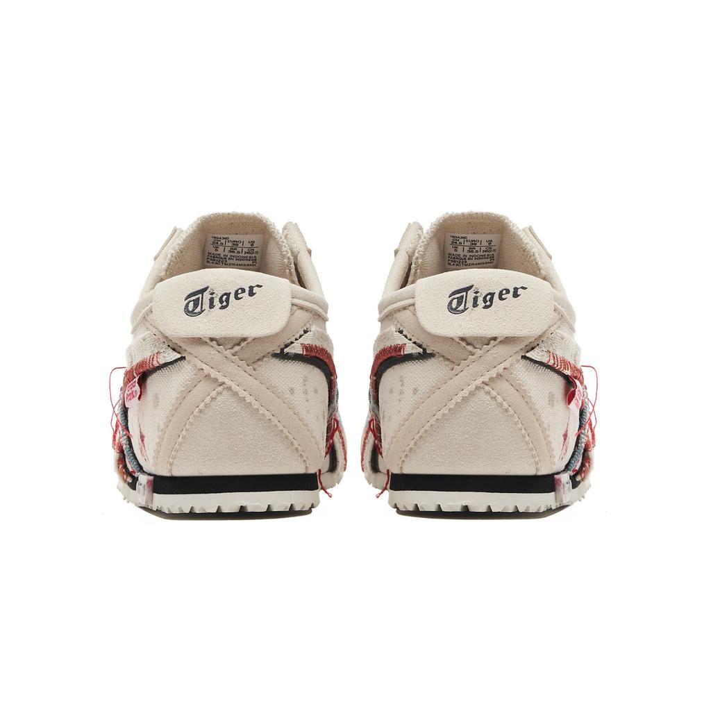 ONITSUKA TIGER MEXICO 66 Амортизирующие Скользкие Спортивные Повседневные Кроссовки Унисекс Бежевый Белый Красный 1183A360-205(КомандаH-S-BOX)