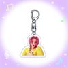 Cartoon Animation Movie Transparent Acrylic Pendant KPOP Girl Group Schoolbag Accessories Exquisite Gift Pendant
