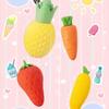 Канцелярские принадлежности Kawaii Креативный фруктовый ластик Студенческий Биг Мак Очищает крошки Меньше веселья Милый и легко стирается Офисные школьные принадлежности