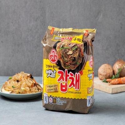 Ottogi Корейская еда для вечеринок Old Japchae, 75 г, 4 пакета
