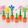 Plastic Writing Signing Pen Cartoon Sunflower Ballpoint Pen New Ballpoint Pen