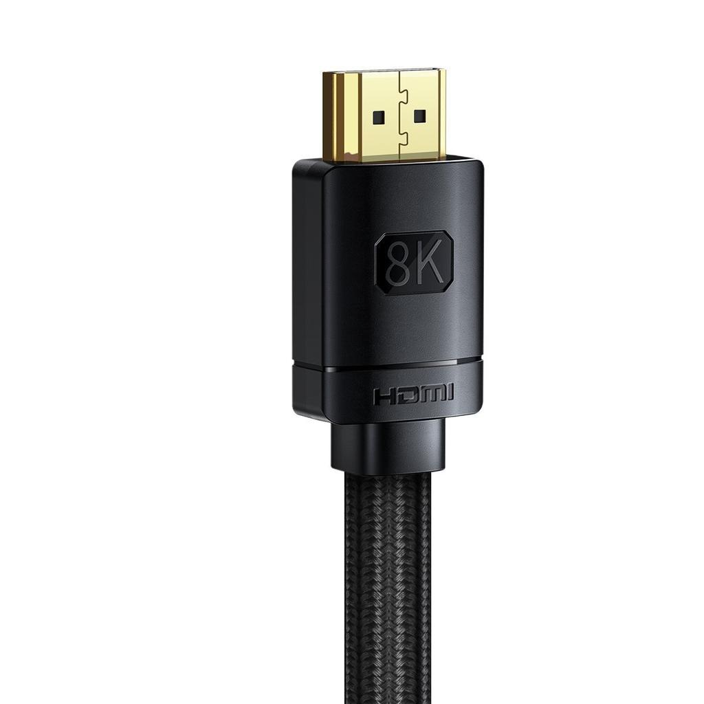 Baseus High Definition Series HDMI 2.1, 8K 60Hz, 3D, HDR, 48Gbps, 2m (czarny)