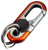 Fogman Key Holder, Stylish, Ring, Icing, Metal Fittings, Car, Carabiner, Cool (Orange)