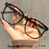 Ultra-Light TR90 Black Frame Women's Slimming Myopia Glasses, Anti-Blue Light with Prescription Option