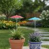 Waterproof Plants Shade Cover Stainless Steel Umbrella Ground Stake Plant Umbrella  Plant