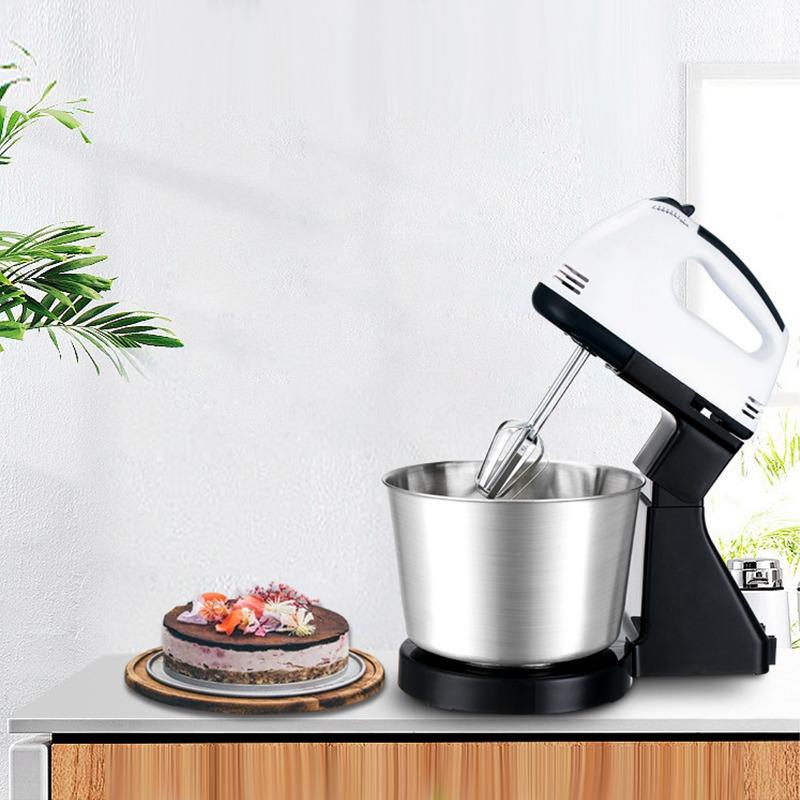 Household Stand Food Mixers Kitchen Electric Food Blender Desktop Egg Whisk Cream Dough Kneader Milk Frother Food Processor Batidoras Para Pasteles