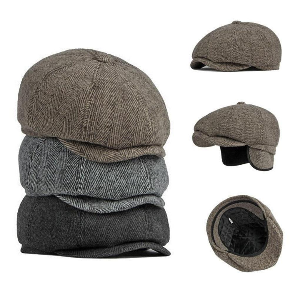 Women's Fashion Daily Earflap Winter Gentleman Hunting Cap Hat