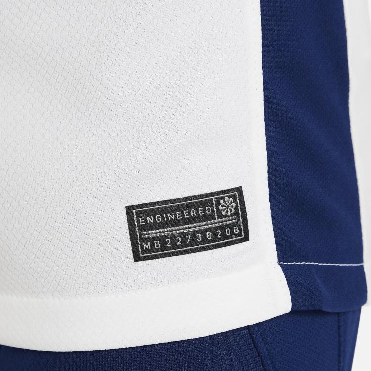 Nike Футболка Англия Мужская Команда 2024/25 Стадион Домашняя Белая Детская FJ4410-100