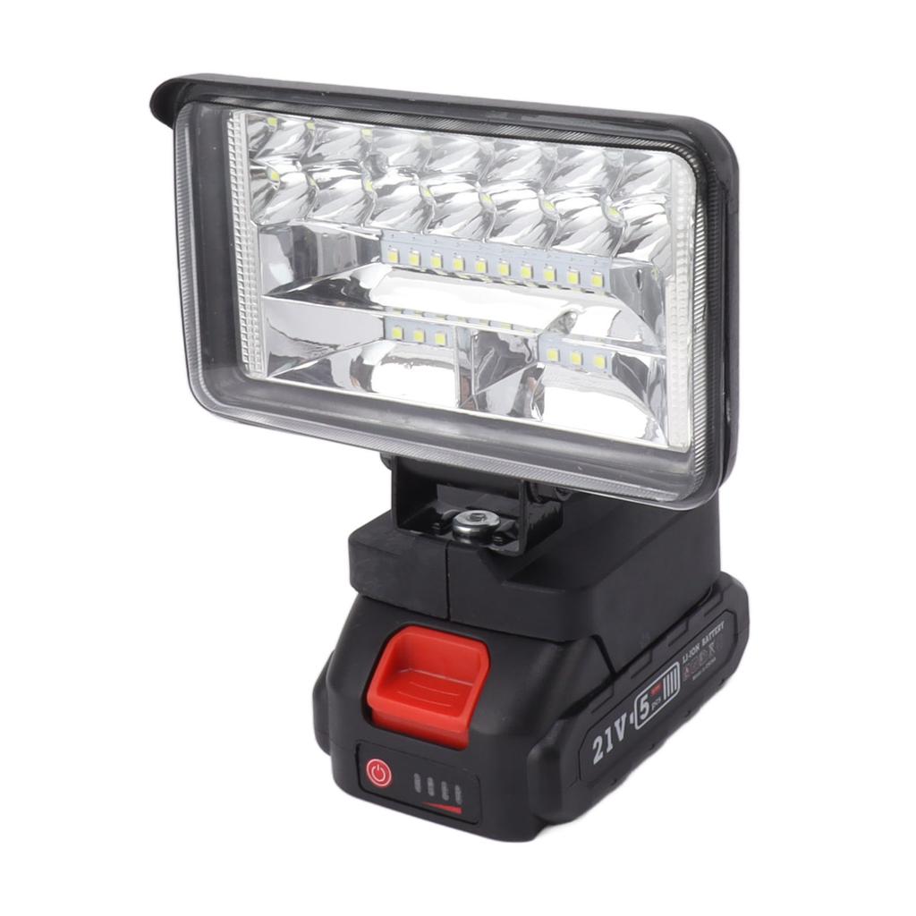 LED Work Light Super Bright Wide Range MT Interface Rotating Lamp Head 1500mAh Outdoor LED Flood