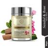 KHADI NATURAL Травяная маска для лица «Сандал и Роза» 50 г Упаковка для сияющей кожи и контроля жирности
