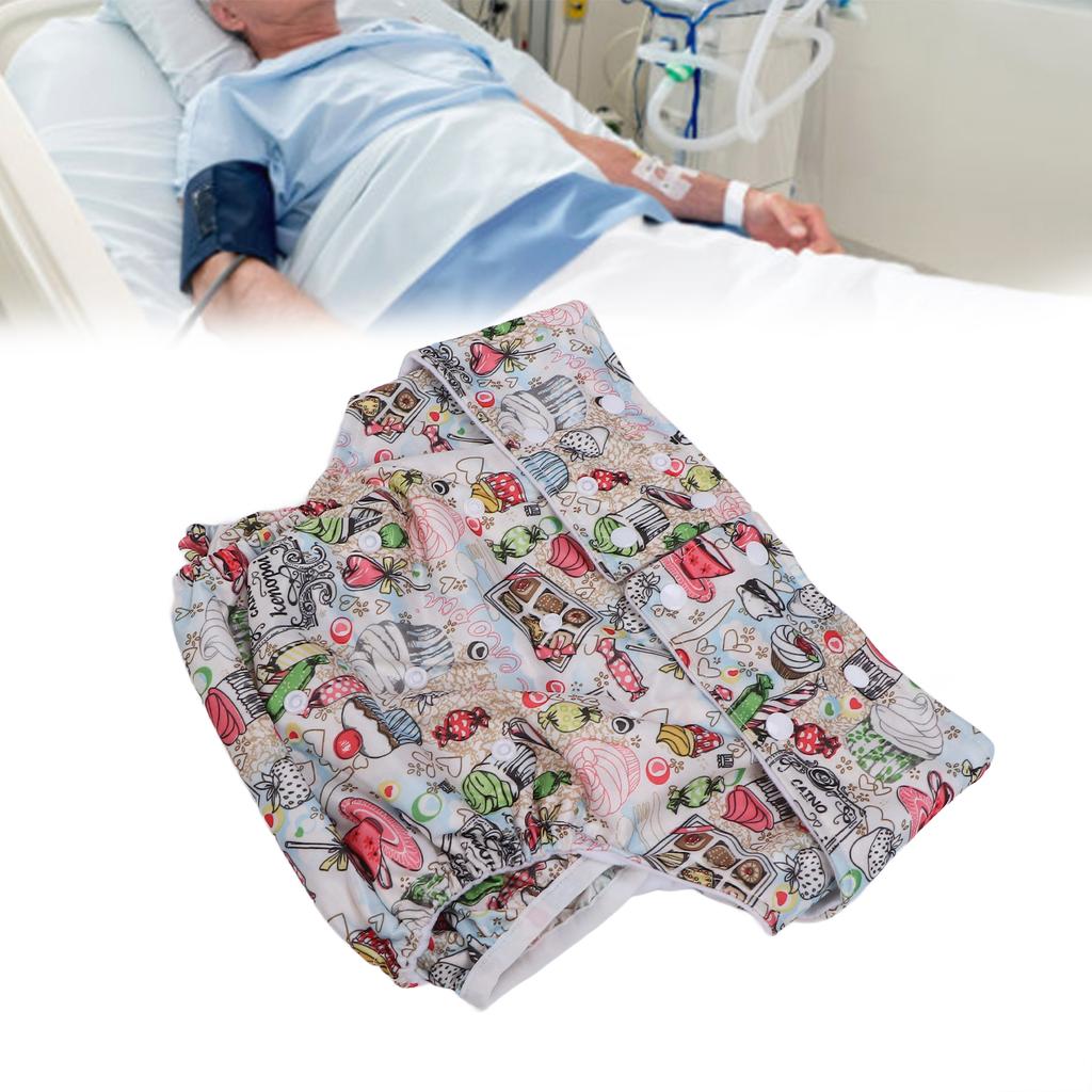 Брюки для подгузников для взрослых, водонепроницаемые, дышащие, герметичные, регулируемые подгузники для пожилых людей для взрослых и пожилых людей